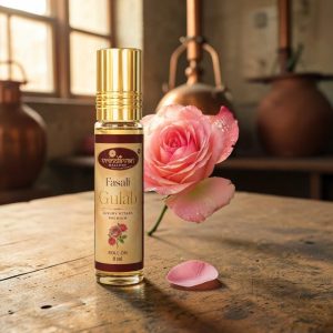 Fasli Gulab Attar, 8ML Roll On |Pure, Timeless Heritage Rose