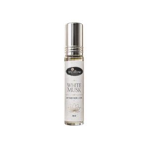 White Musk Attar, 8ML Roll OnExperience Pure Cleanliness, Timeless Serenity, and Subtle Luxury