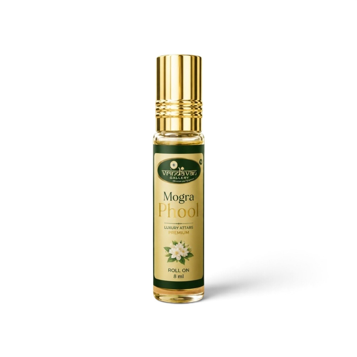Mogra Phool Attar, 8ML |Heavenly Essence of Freshly Bloomed Jasmine