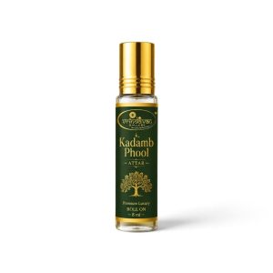 Kadamb Phool Attar, 8 Ml Roll On |The Enchanting, Nectar-Sweet Bloom of Vrindavan’s Sacred Groves