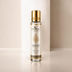 Aseel Attar, 8ML Roll On |A Regal, Authentic Blend of Velvet Rose, Warm Spices, and Rich Woods